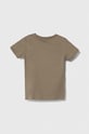 Guess t-shirt bawełniany dziecięcy L4RI23.K8HM4.PPYH zielony SS24