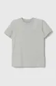 siva Otroška kratka majica Guess Fantovski