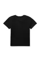 Otroška bombažna kratka majica Polo Ralph Lauren črna