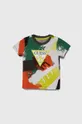 multicolor Guess t-shirt bawełniany dziecięcy Chłopięcy