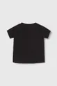 Guess t-shirt bawełniany dziecięcy czarny