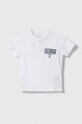 Guess t-shirt bawełniany dziecięcy bawełna biały N4RI17.KC384.PPYH