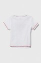 Dječja pamučna majica kratkih rukava Guess N4RI18.K6XN1.PPYH bijela SS24