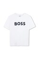 BOSS tricou de bumbac pentru copii print alb J25P24.102.150