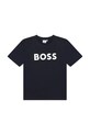 Детская хлопковая футболка BOSS хлопок тёмно-синий J25P24.102.150