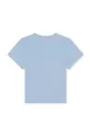modrá Detské bavlnené tričko BOSS Chlapčenský