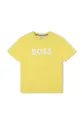 πράσινο Παιδικό βαμβακερό μπλουζάκι BOSS Για αγόρια