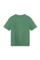 BOSS t-shirt bawełniany dziecięcy zielony