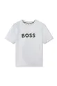 γκρί Παιδικό βαμβακερό μπλουζάκι BOSS Για αγόρια
