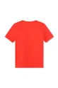 Dječja pamučna majica kratkih rukava BOSS crvena