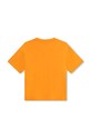 HUGO t-shirt bawełniany dziecięcy G00008.162.174 pomarańczowy SS24