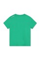 Karl Lagerfeld t-shirt bawełniany dziecięcy Z30049.102.108 turkusowy SS24