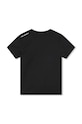 Karl Lagerfeld t-shirt bawełniany dziecięcy Z30049.102.108 czarny SS24
