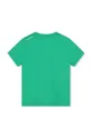 Karl Lagerfeld t-shirt bawełniany dziecięcy turkusowy