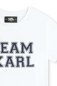 Băieți Karl Lagerfeld tricou de bumbac pentru copii Z30049.162.174 alb