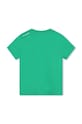 Karl Lagerfeld t-shirt bawełniany dziecięcy Z30049.162.174 turkusowy SS24