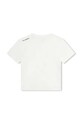 Детска памучна тениска Karl Lagerfeld Z30052.114.150 бял SS24