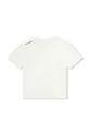 Detské bavlnené tričko Karl Lagerfeld biela