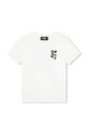 Karl Lagerfeld t-shirt bawełniany dziecięcy nadruk biały Z30054.162.174
