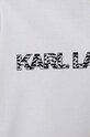 Хлопчик Дитяча бавовняна футболка Karl Lagerfeld Z30055.114.150 білий