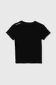 Karl Lagerfeld t-shirt bawełniany dziecięcy czarny