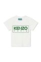 белый Детская хлопковая футболка Kenzo Kids Для мальчиков