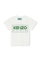 bela Otroška bombažna kratka majica Kenzo Kids Fantovski