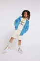 белый Детская хлопковая футболка Kenzo Kids Для мальчиков