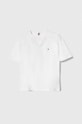 Dětské bavlněné tričko Tommy Hilfiger kulatý bílá KB0KB08575.74.122.PPYH