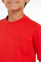 Tommy Hilfiger t-shirt bawełniany dziecięcy KB0KB08575.74.122.PPYH czerwony