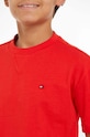 Tommy Hilfiger t-shirt bawełniany dziecięcy KB0KB08575.74.122.PPYH czerwony