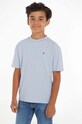 Dětské bavlněné tričko Tommy Hilfiger modrá KB0KB08575.74.122.PPYH