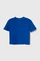 голубой Детская хлопковая футболка Tommy Hilfiger Для мальчиков