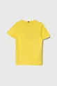 Otroška bombažna kratka majica Tommy Hilfiger rumena
