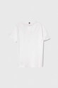 Tommy Hilfiger t-shirt bawełniany dziecięcy KB0KB08671.128.176.PPYH biały SS24