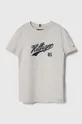 γκρί Παιδικό βαμβακερό μπλουζάκι Tommy Hilfiger Για αγόρια