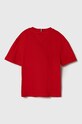 Tommy Hilfiger t-shirt bawełniany dziecięcy KB0KB08683.PPYH czerwony SS24