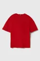 Tommy Hilfiger t-shirt in cotone per bambini rosso