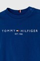Chłopiec Tommy Hilfiger t-shirt bawełniany dziecięcy KS0KS00397.74.122.PPYH niebieski