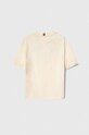 Tommy Hilfiger t-shirt bawełniany dziecięcy KS0KS00538.116.122.PPYH beżowy SS24