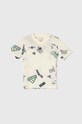 adidas tricou de bumbac pentru copii cu modele galben IS3760