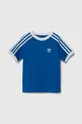 modrá Detské bavlnené tričko adidas Originals Chlapčenský