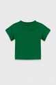 Мальчик Детская хлопковая футболка adidas Originals TREFOIL TEE IR6802 зелёный