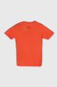 adidas t-shirt bawełniany dziecięcy IM8332 pomarańczowy SS24