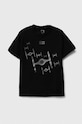 adidas t-shirt dziecięcy x Star Wars z elastanem czarny IM9519