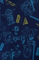 Chłopiec adidas t-shirt bawełniany dziecięcy x Star Wars IN7303 granatowy