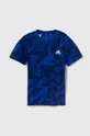 mornarsko modra Otroška bombažna kratka majica adidas Fantovski