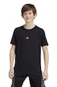 adidas tricou copii print negru IR6464