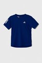 Dječja majica kratkih rukava adidas Performance print plava IU4281