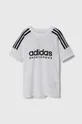 biały adidas t-shirt Chłopięcy